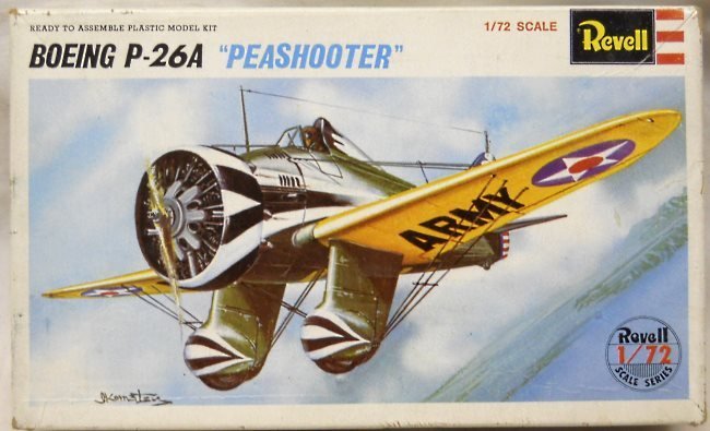 Revell 1/72 Boeing P-26A Peashooter, H656-70 plastic model kit